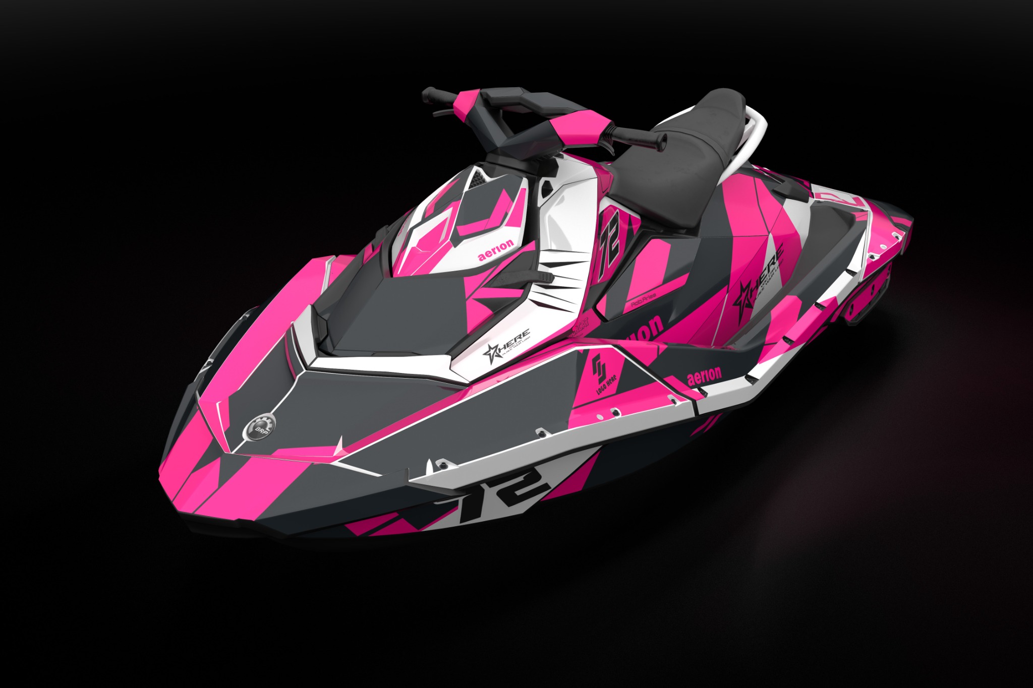 ACS01-02 geometric watercraft livery